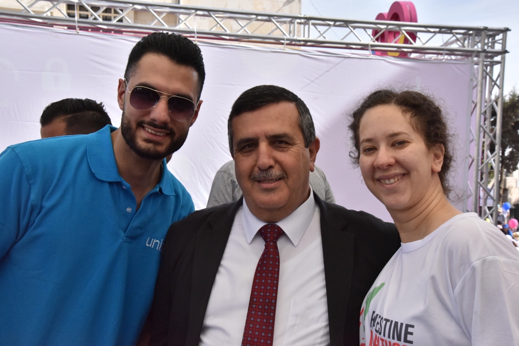 انطلاق ماراثون فلسطين الدولي السادس من ساحة المهد في  بيت لحم