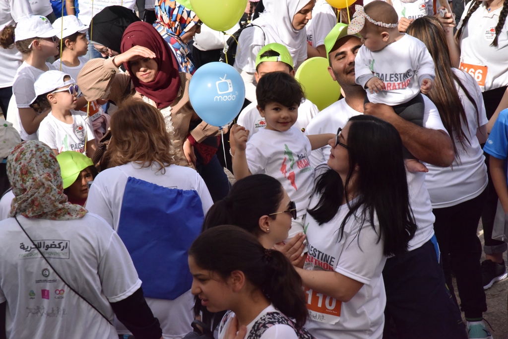 انطلاق ماراثون فلسطين الدولي السادس من ساحة المهد في  بيت لحم