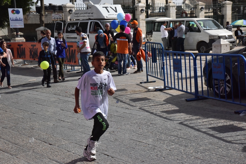 انطلاق ماراثون فلسطين الدولي السادس من ساحة المهد في  بيت لحم