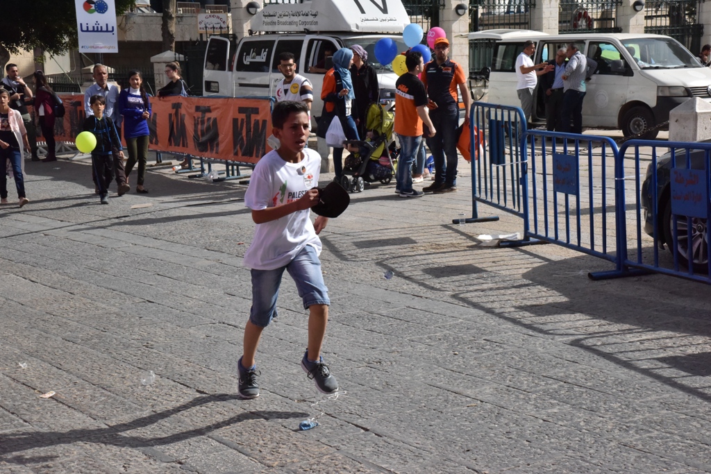 انطلاق ماراثون فلسطين الدولي السادس من ساحة المهد في  بيت لحم