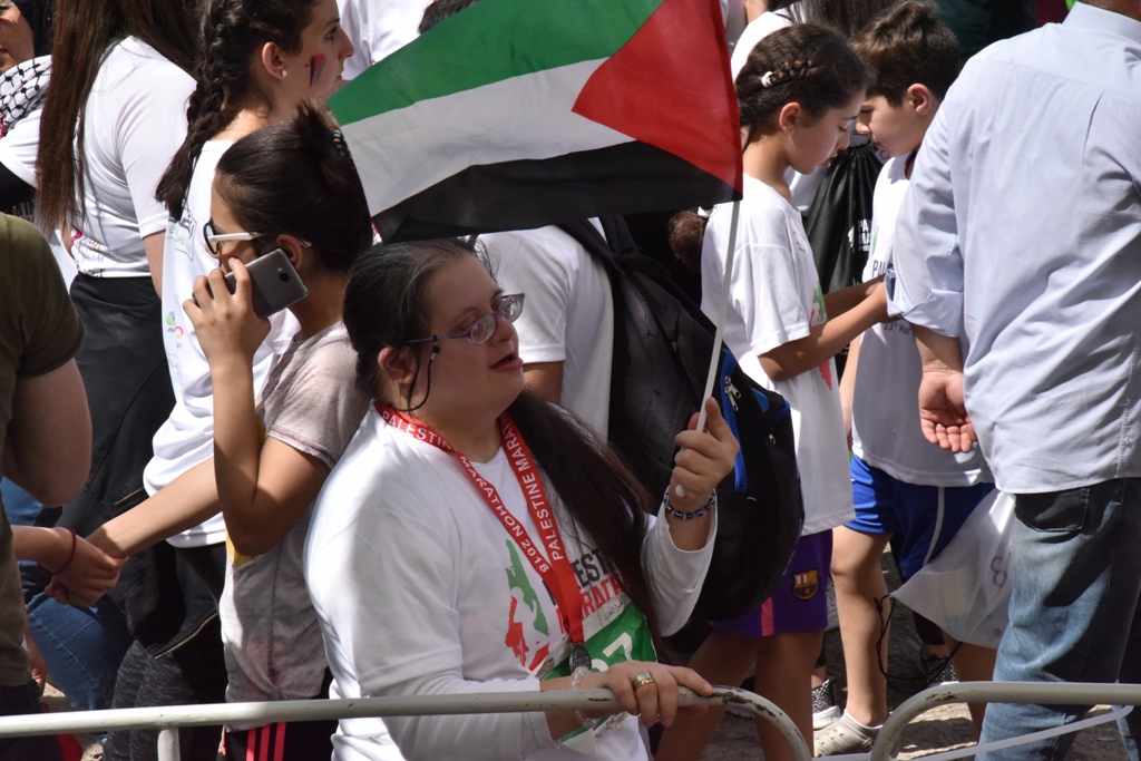 انطلاق ماراثون فلسطين الدولي السادس من ساحة المهد في  بيت لحم