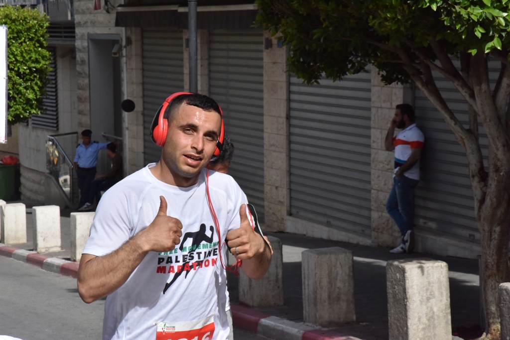 انطلاق ماراثون فلسطين الدولي السادس من ساحة المهد في  بيت لحم