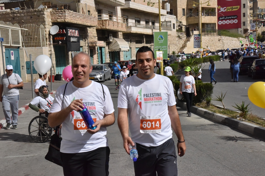 انطلاق ماراثون فلسطين الدولي السادس من ساحة المهد في  بيت لحم