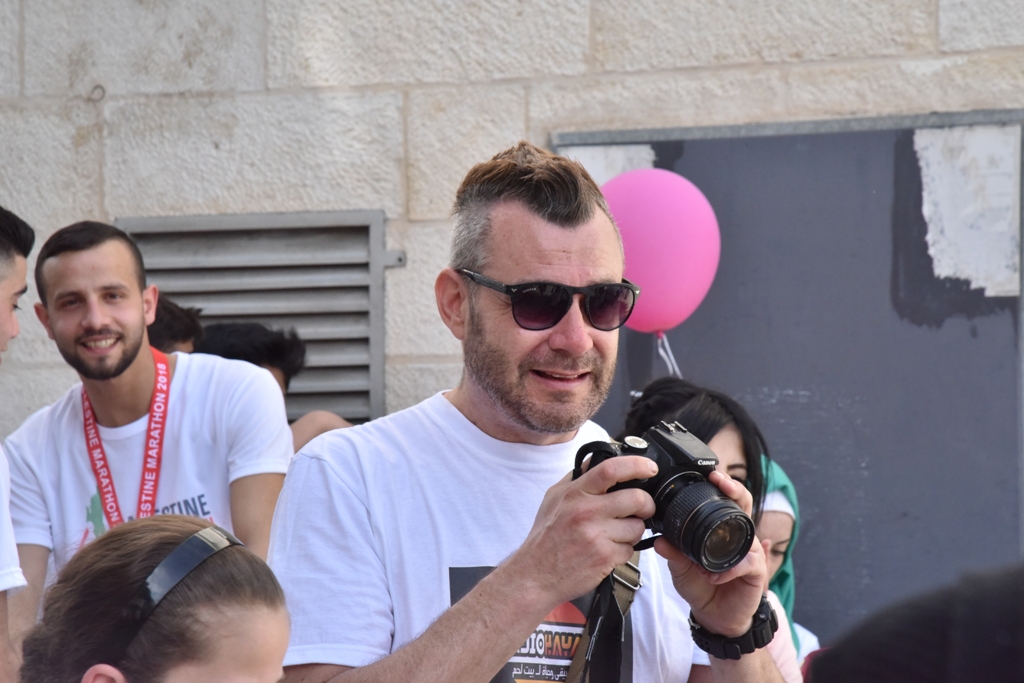 انطلاق ماراثون فلسطين الدولي السادس من ساحة المهد في  بيت لحم