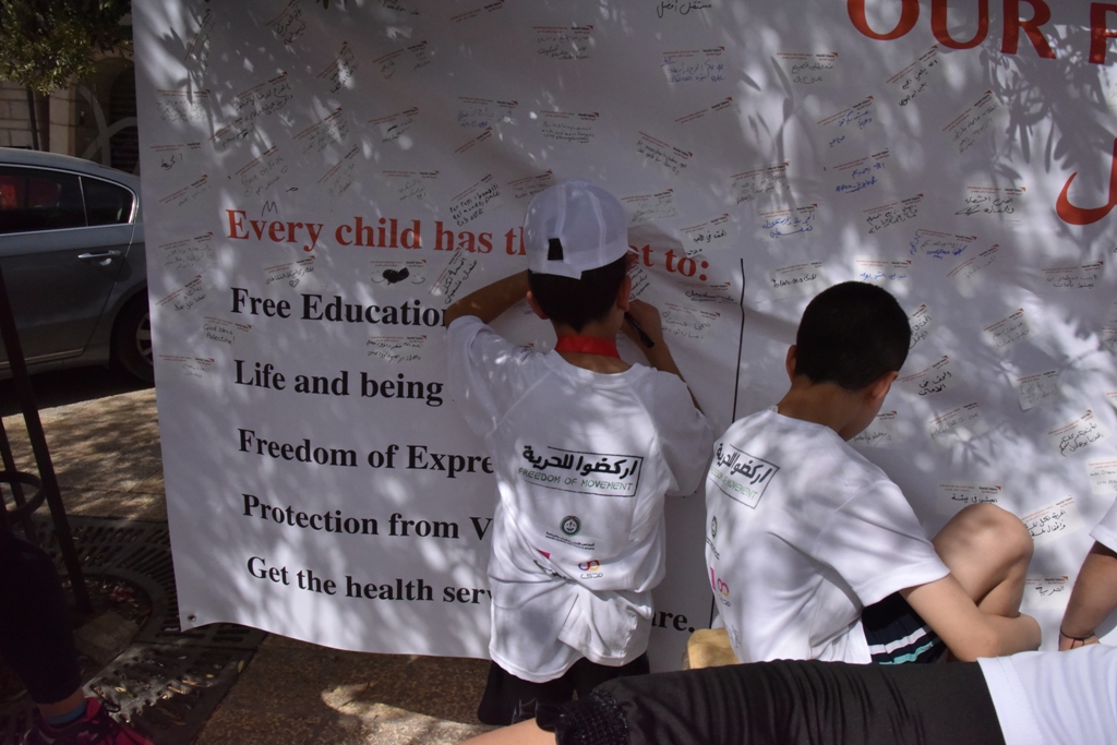 انطلاق ماراثون فلسطين الدولي السادس من ساحة المهد في  بيت لحم