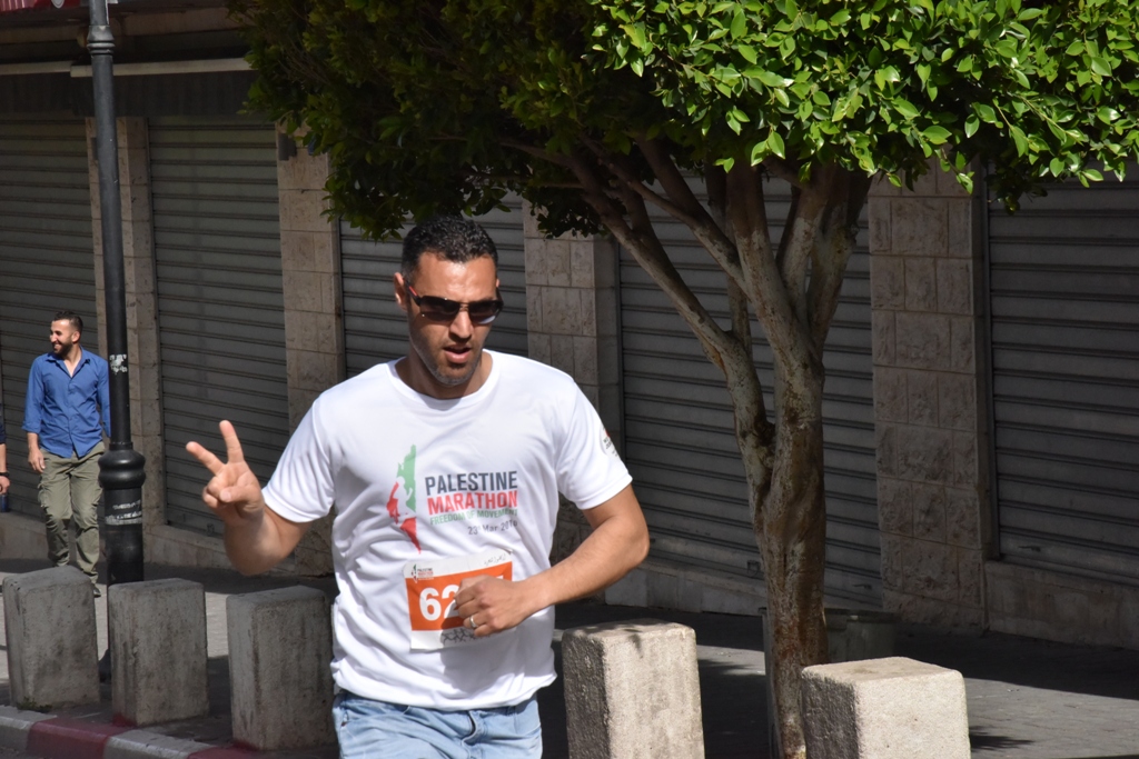 انطلاق ماراثون فلسطين الدولي السادس من ساحة المهد في  بيت لحم
