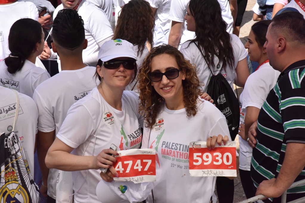 انطلاق ماراثون فلسطين الدولي السادس من ساحة المهد في  بيت لحم