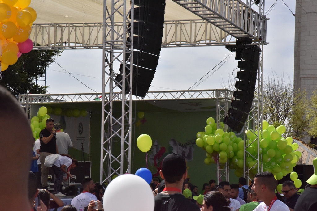 انطلاق ماراثون فلسطين الدولي السادس من ساحة المهد في  بيت لحم