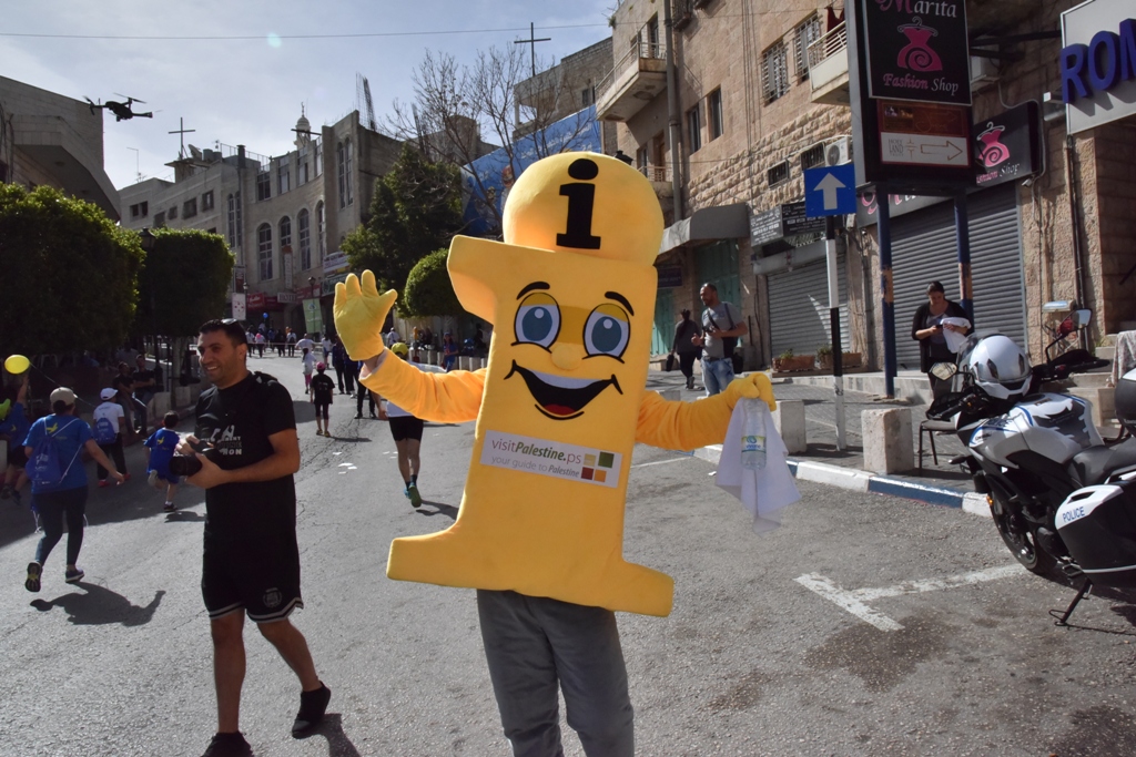 انطلاق ماراثون فلسطين الدولي السادس من ساحة المهد في  بيت لحم