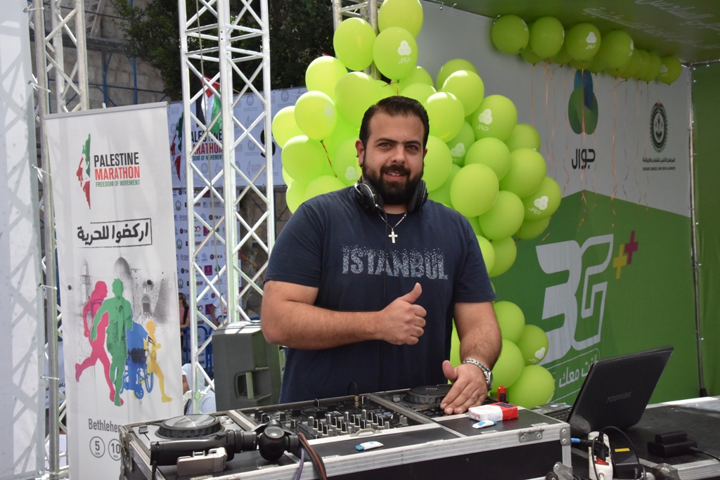 انطلاق ماراثون فلسطين الدولي السادس من ساحة المهد في  بيت لحم