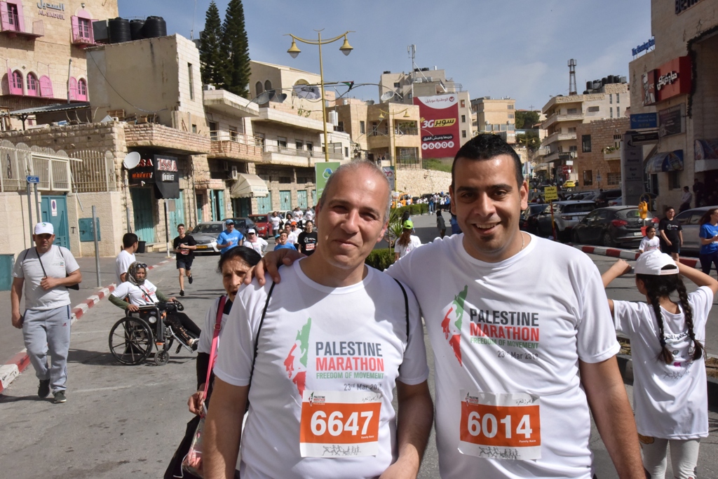 انطلاق ماراثون فلسطين الدولي السادس من ساحة المهد في  بيت لحم
