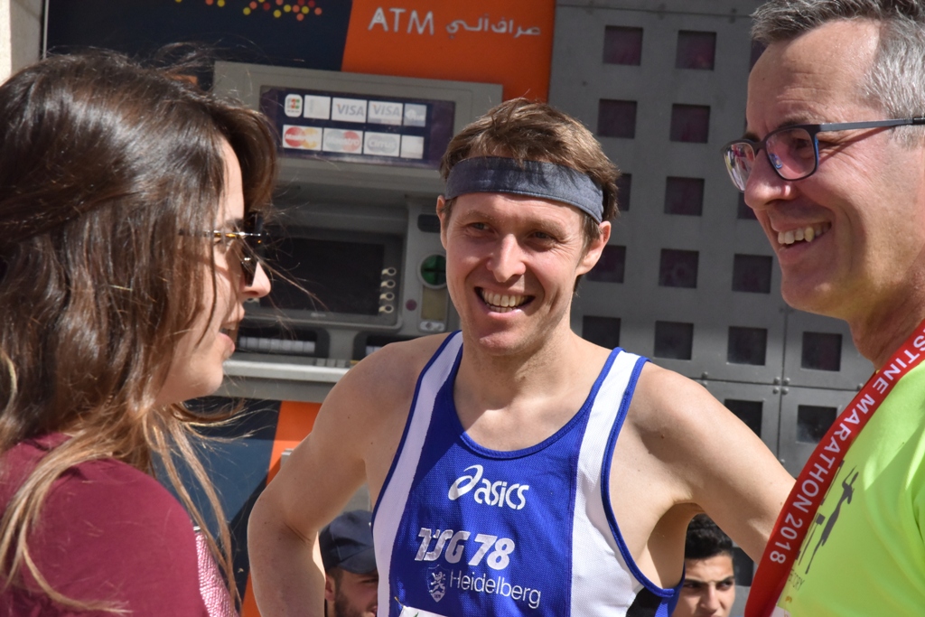 انطلاق ماراثون فلسطين الدولي السادس من ساحة المهد في  بيت لحم