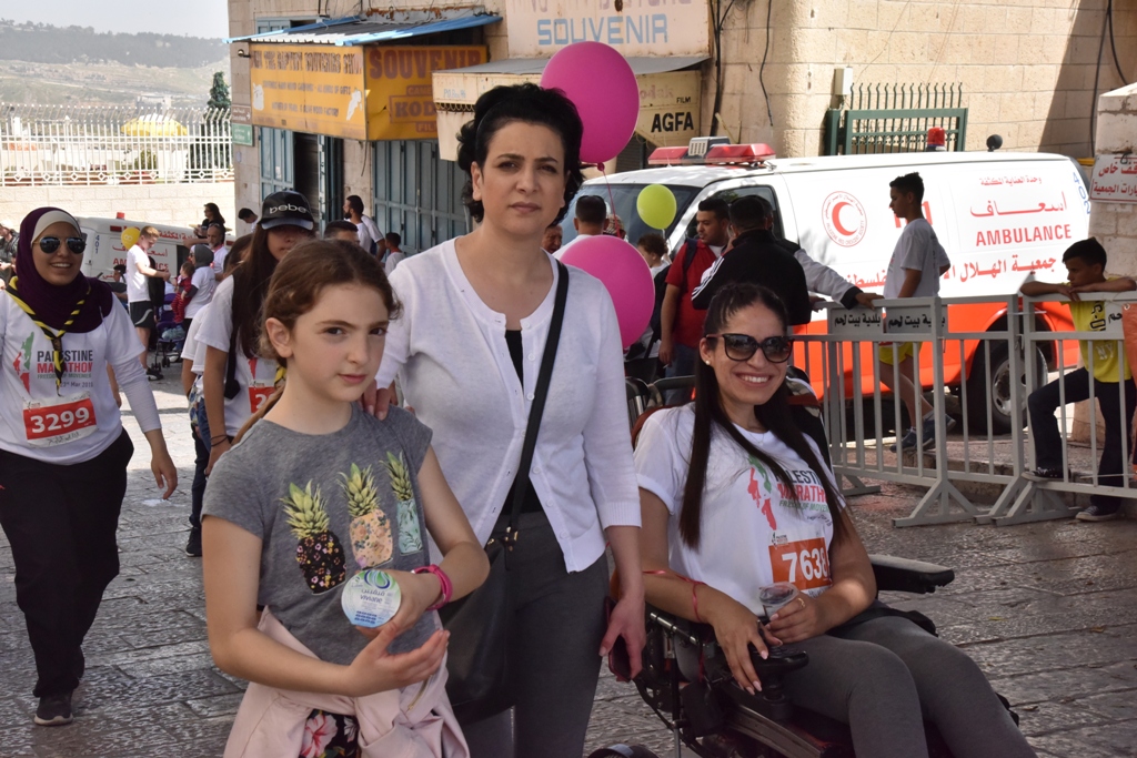 انطلاق ماراثون فلسطين الدولي السادس من ساحة المهد في  بيت لحم