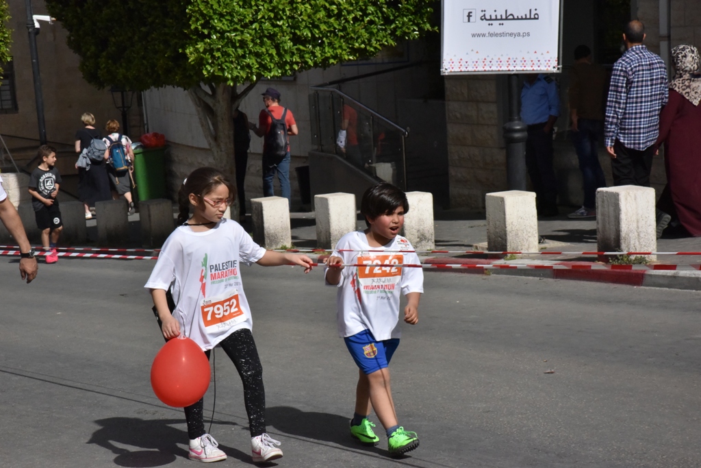 انطلاق ماراثون فلسطين الدولي السادس من ساحة المهد في  بيت لحم