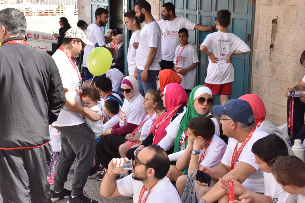انطلاق ماراثون فلسطين الدولي السادس من ساحة المهد في  بيت لحم