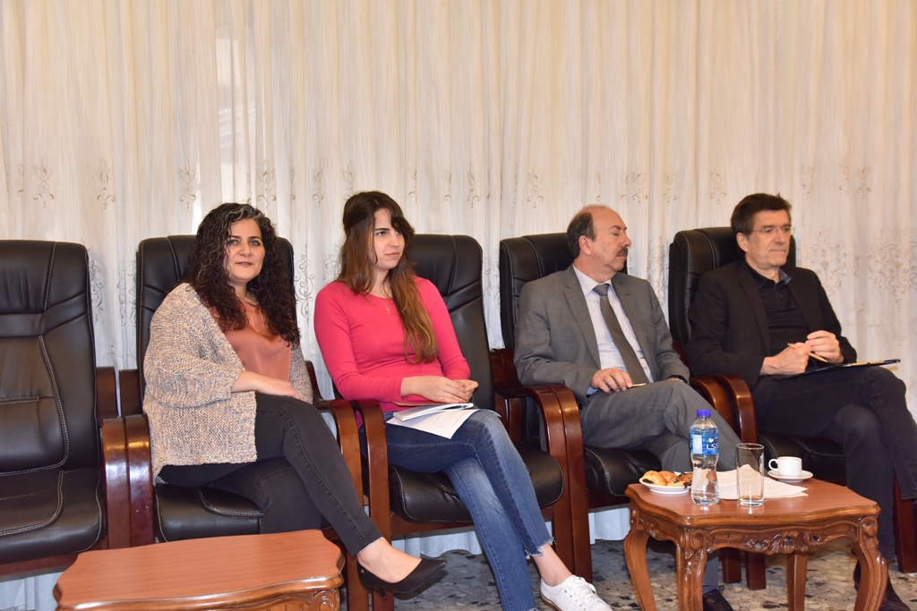 رئيس بلدية بيت لحم يلتقي بنائب رئيس بلدية كولونيا المتوأمة مع بيت لحم