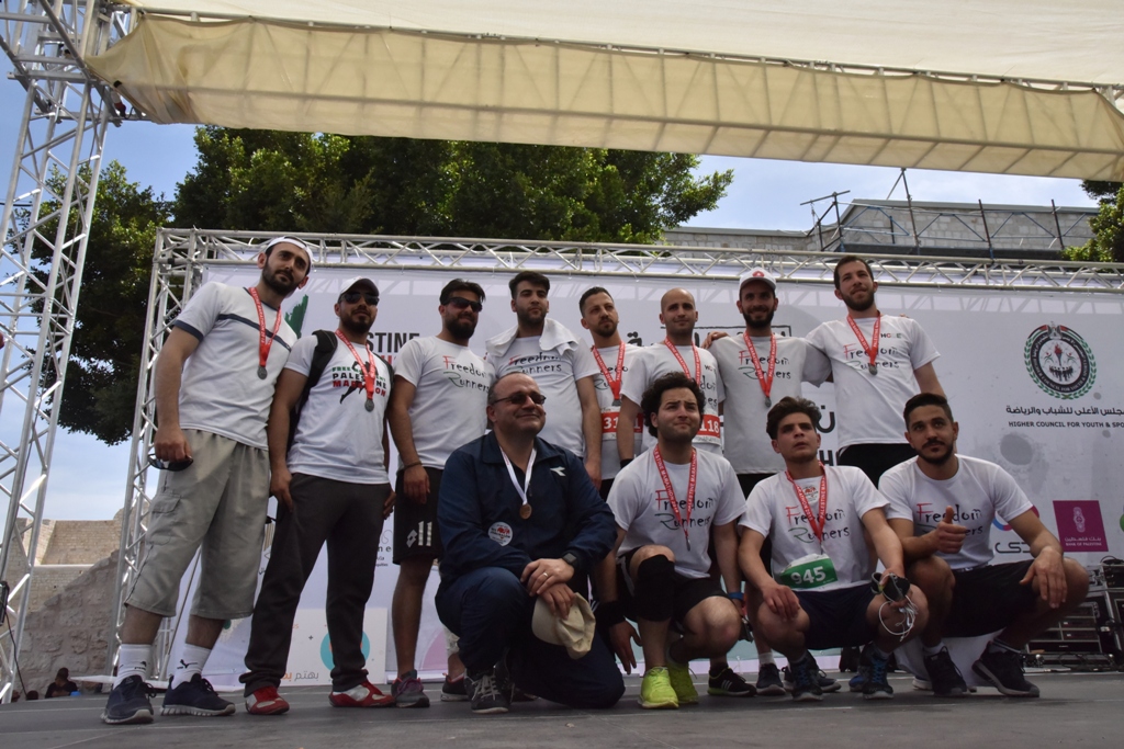 انطلاق ماراثون فلسطين الدولي السادس من ساحة المهد في  بيت لحم