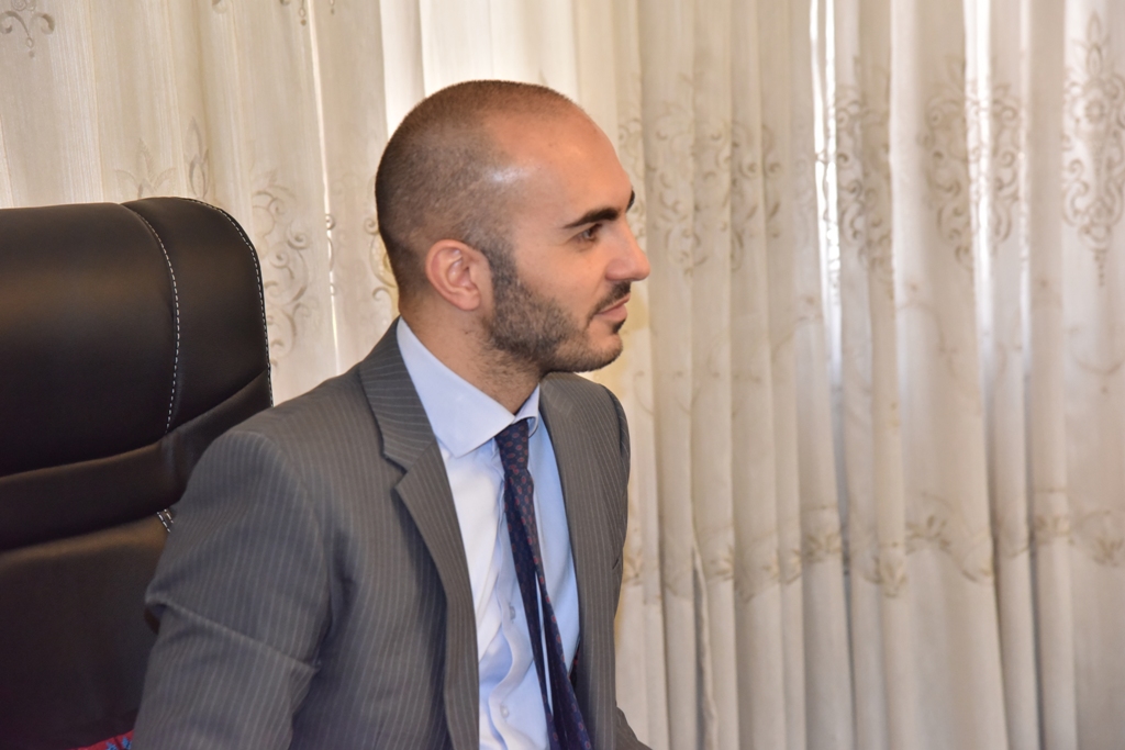 سلمان يستقبل القنصل الإيطالي العام في دار بلدية بيت لحم