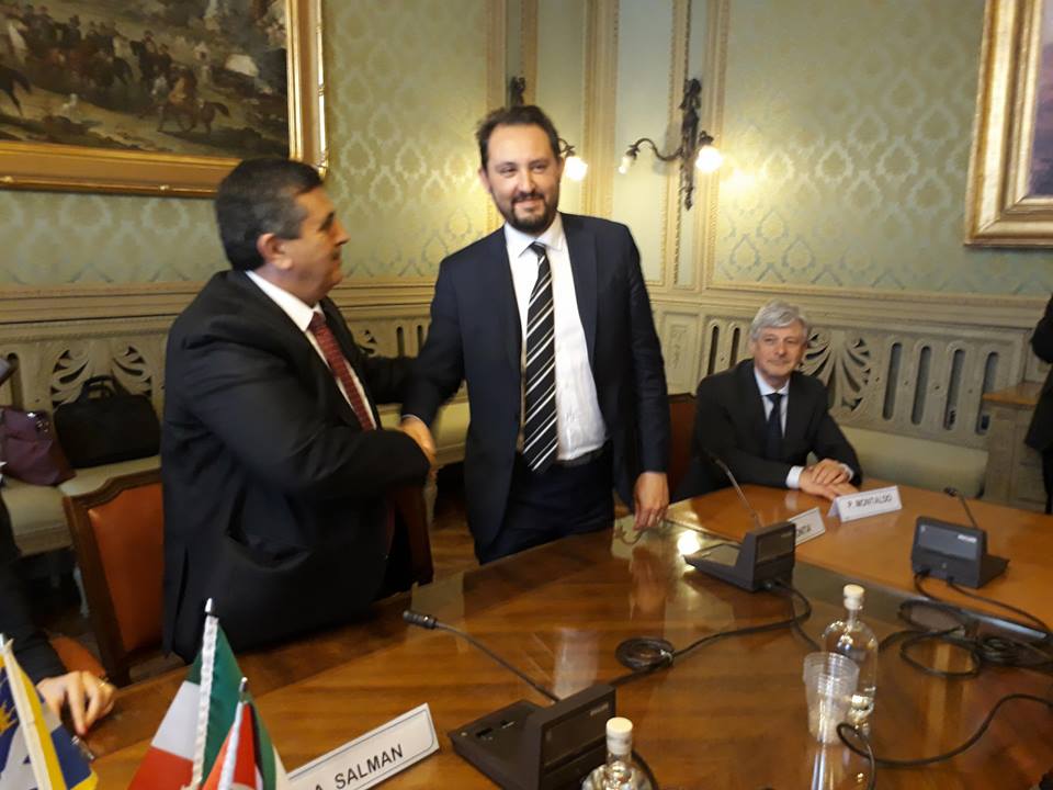 سلمان يوقع على عدة إتفاقيات لدعم مجالات مختلفة في مدينة بيت لحم أثناء جولته في إيطاليا