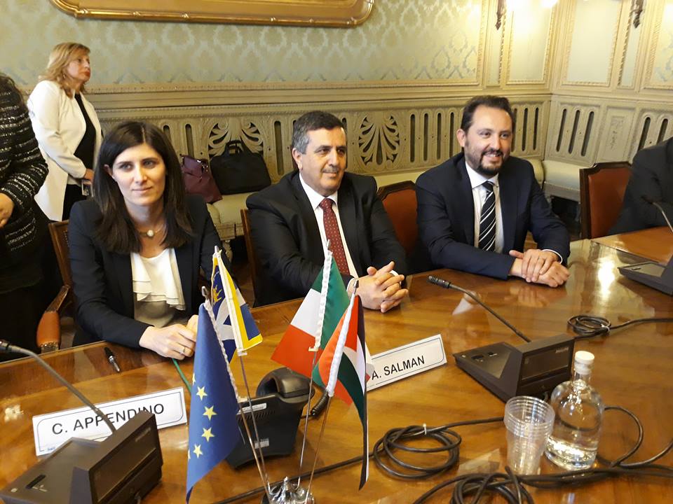 سلمان يوقع على عدة إتفاقيات لدعم مجالات مختلفة في مدينة بيت لحم أثناء جولته في إيطاليا