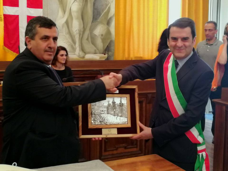 سلمان يوقع على عدة إتفاقيات لدعم مجالات مختلفة في مدينة بيت لحم أثناء جولته في إيطاليا