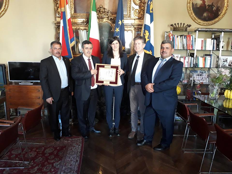 سلمان يوقع على عدة إتفاقيات لدعم مجالات مختلفة في مدينة بيت لحم أثناء جولته في إيطاليا