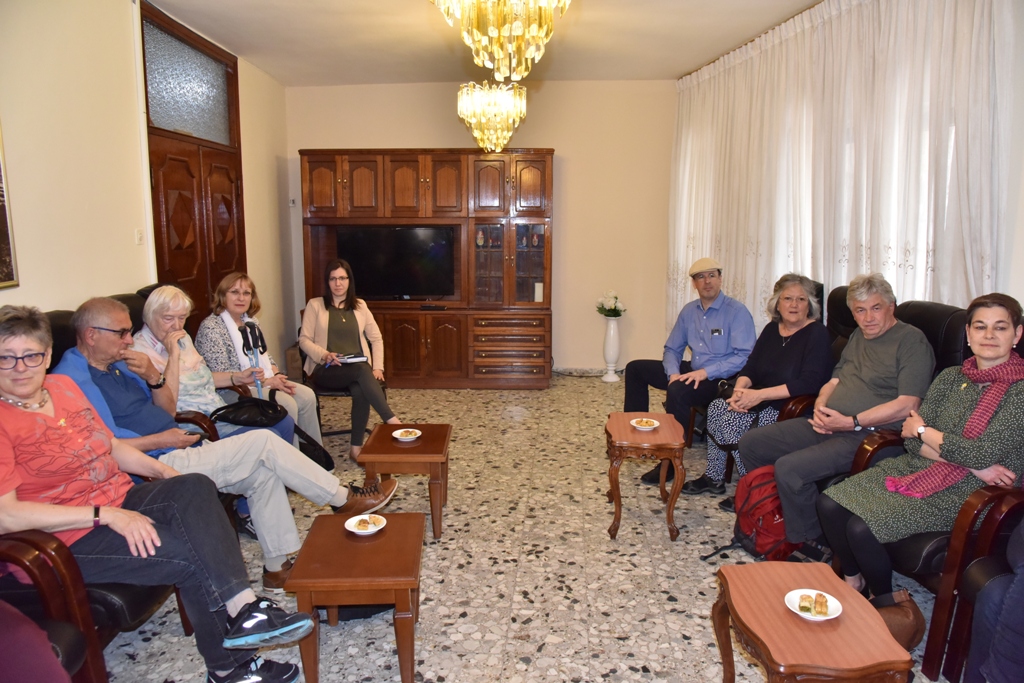 نائب رئيس بلدية بيت لحم يستقبل وفد جمعية الصداقة بيت لحم كولون