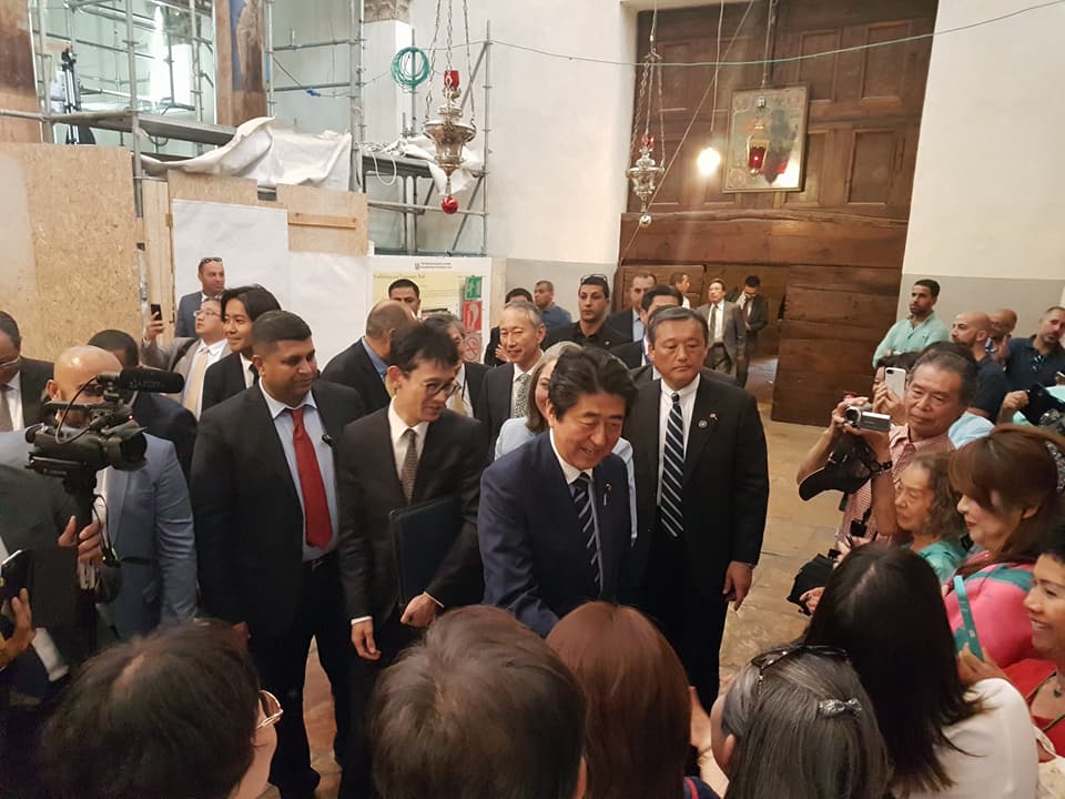 Salman participated in the official reception of the Japanese Prime Minister