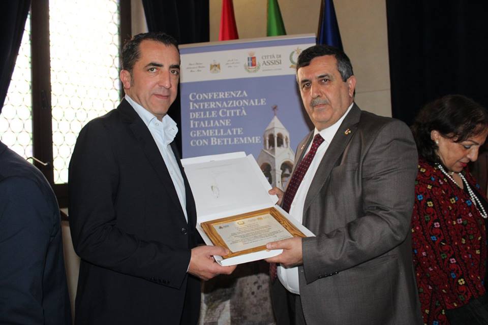 Il Comune di Betlemme ha lanciato la prima conferenza Internazionale delle città Italiane Gemellate con Betlemme, in collaborazione con il comune di Assisi e l'Ambasciata di Palestina in Italia
