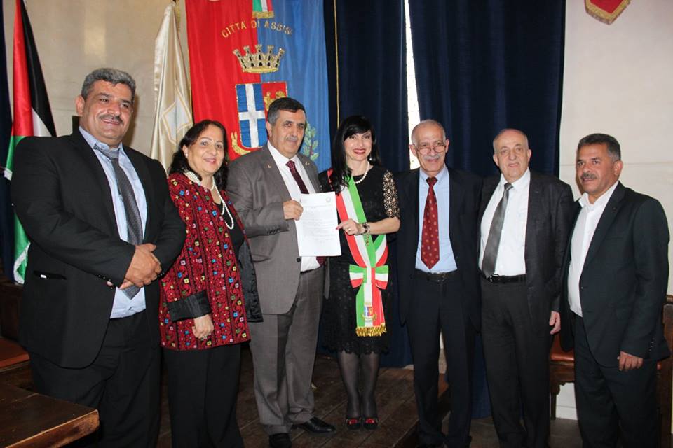 Il Comune di Betlemme ha lanciato la prima conferenza Internazionale delle città Italiane Gemellate con Betlemme, in collaborazione con il comune di Assisi e l'Ambasciata di Palestina in Italia