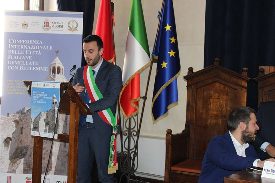 Il Comune di Betlemme ha lanciato la prima conferenza Internazionale delle città Italiane Gemellate con Betlemme, in collaborazione con il comune di Assisi e l'Ambasciata di Palestina in Italia