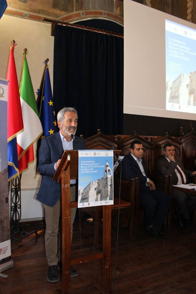 Il Comune di Betlemme ha lanciato la prima conferenza Internazionale delle città Italiane Gemellate con Betlemme, in collaborazione con il comune di Assisi e l'Ambasciata di Palestina in Italia