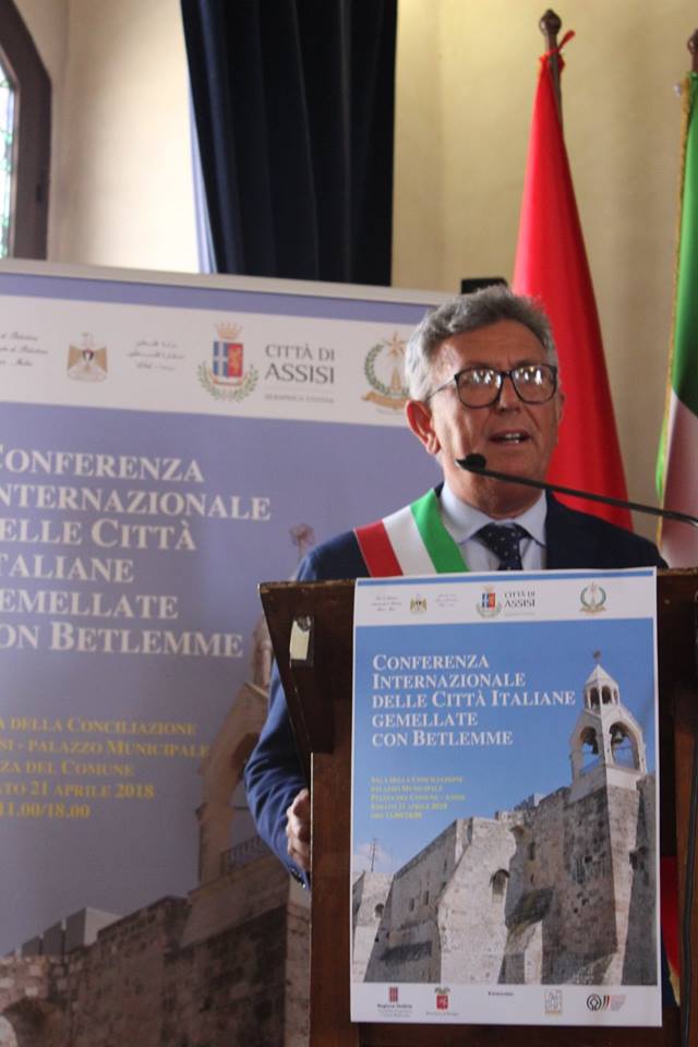 Il Comune di Betlemme ha lanciato la prima conferenza Internazionale delle città Italiane Gemellate con Betlemme, in collaborazione con il comune di Assisi e l'Ambasciata di Palestina in Italia