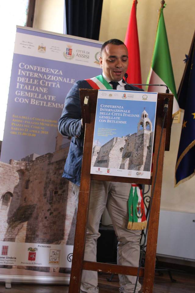 Il Comune di Betlemme ha lanciato la prima conferenza Internazionale delle città Italiane Gemellate con Betlemme, in collaborazione con il comune di Assisi e l'Ambasciata di Palestina in Italia