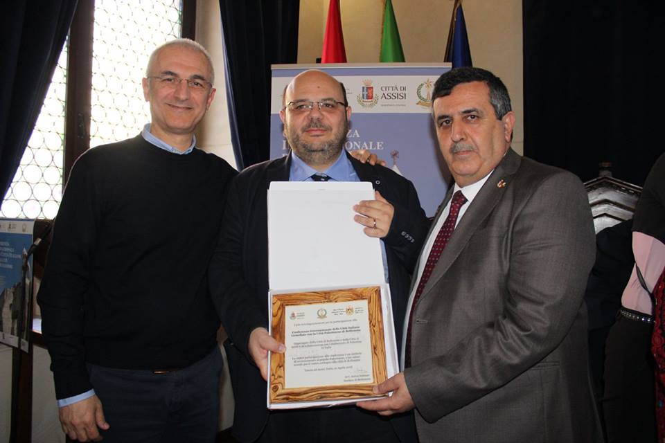 Il Comune di Betlemme ha lanciato la prima conferenza Internazionale delle città Italiane Gemellate con Betlemme, in collaborazione con il comune di Assisi e l'Ambasciata di Palestina in Italia