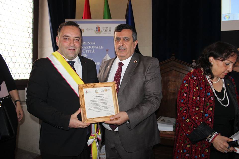 Il Comune di Betlemme ha lanciato la prima conferenza Internazionale delle città Italiane Gemellate con Betlemme, in collaborazione con il comune di Assisi e l'Ambasciata di Palestina in Italia