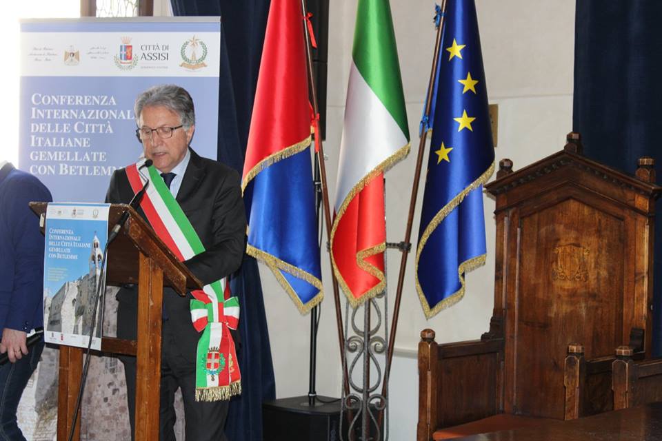 Il Comune di Betlemme ha lanciato la prima conferenza Internazionale delle città Italiane Gemellate con Betlemme, in collaborazione con il comune di Assisi e l'Ambasciata di Palestina in Italia