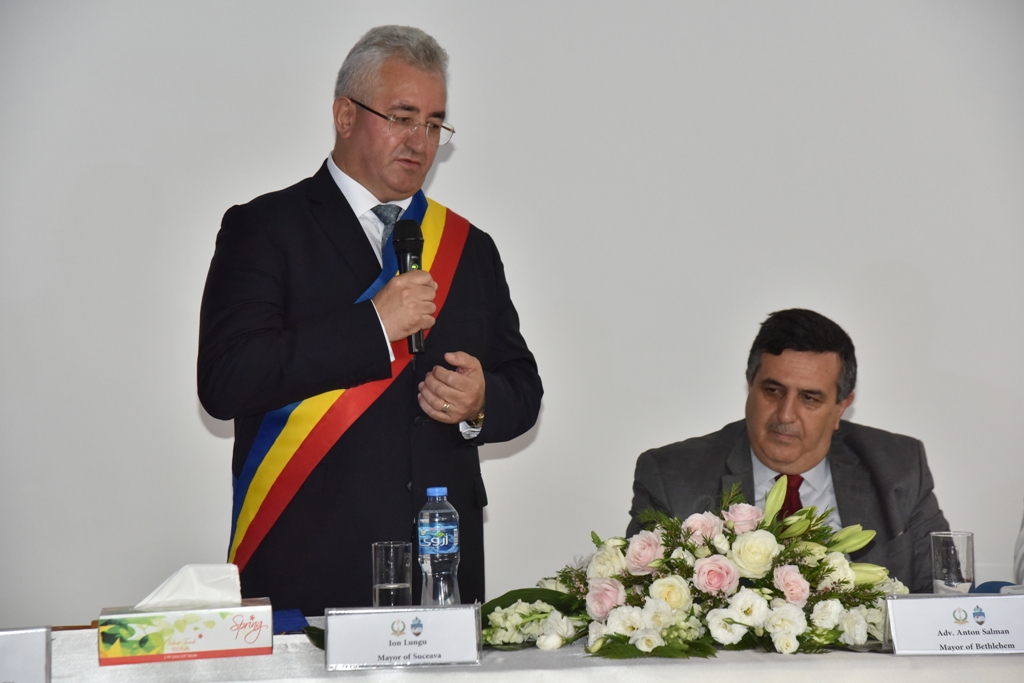 Bethlehem Municipality signs its 90th twinning agreement with Suceava in Romania