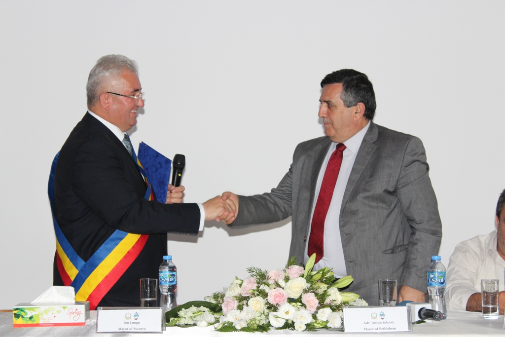 Bethlehem Municipality signs its 90th twinning agreement with Suceava in Romania