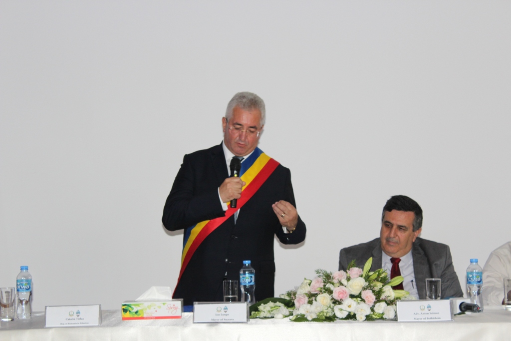 Bethlehem Municipality signs its 90th twinning agreement with Suceava in Romania