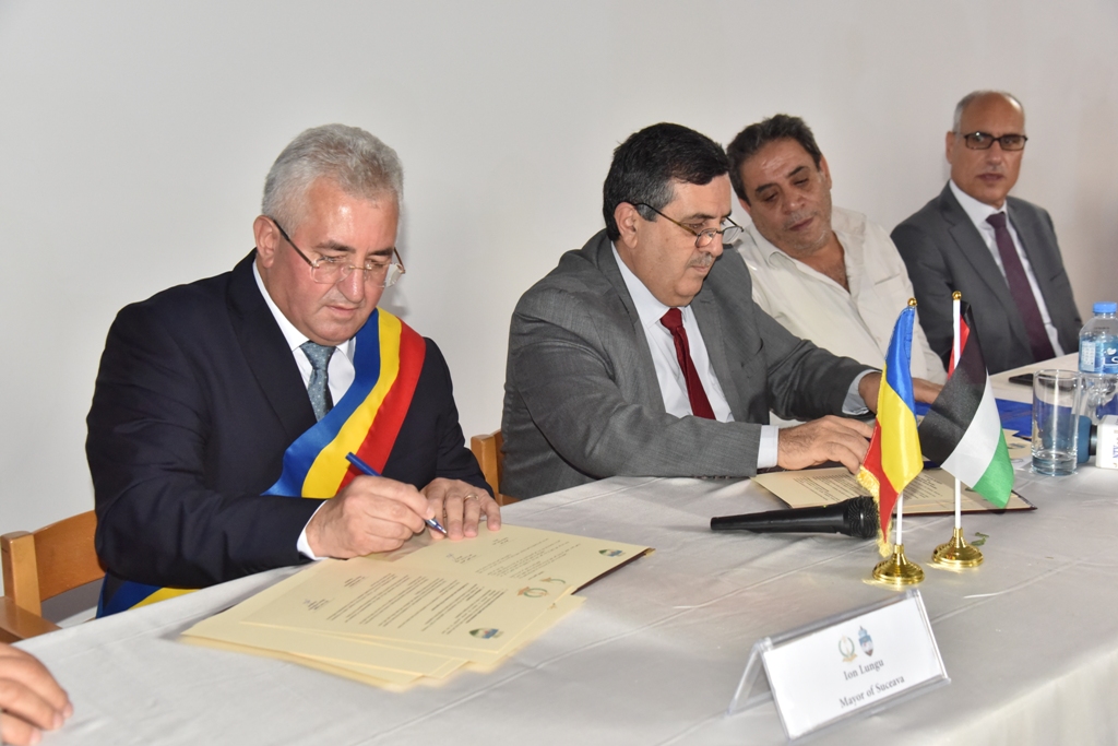 Bethlehem Municipality signs its 90th twinning agreement with Suceava in Romania