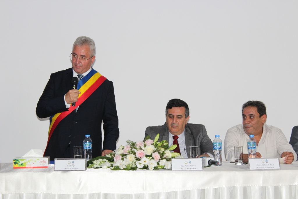 Bethlehem Municipality signs its 90th twinning agreement with Suceava in Romania