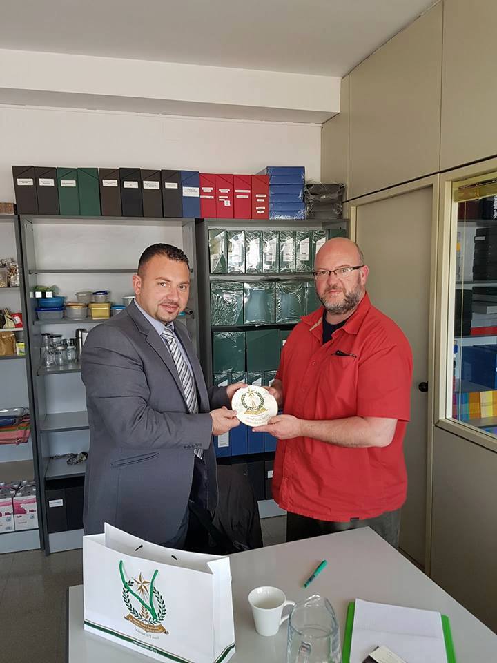  نائب رئيس بلدية بيت لحم يضع الخطوط العريضة لإتفاقية تفاهم ما بين بلدية بيت لحم وبلدية برشلونة ويقدم مقترحات لمشاريع عدة لدعم مدينة بيت لحم