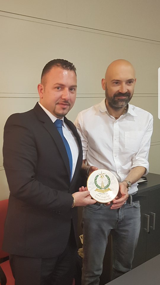  نائب رئيس بلدية بيت لحم يضع الخطوط العريضة لإتفاقية تفاهم ما بين بلدية بيت لحم وبلدية برشلونة ويقدم مقترحات لمشاريع عدة لدعم مدينة بيت لحم