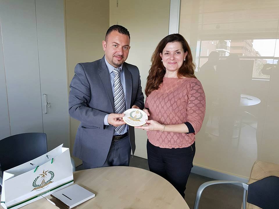  نائب رئيس بلدية بيت لحم يضع الخطوط العريضة لإتفاقية تفاهم ما بين بلدية بيت لحم وبلدية برشلونة ويقدم مقترحات لمشاريع عدة لدعم مدينة بيت لحم