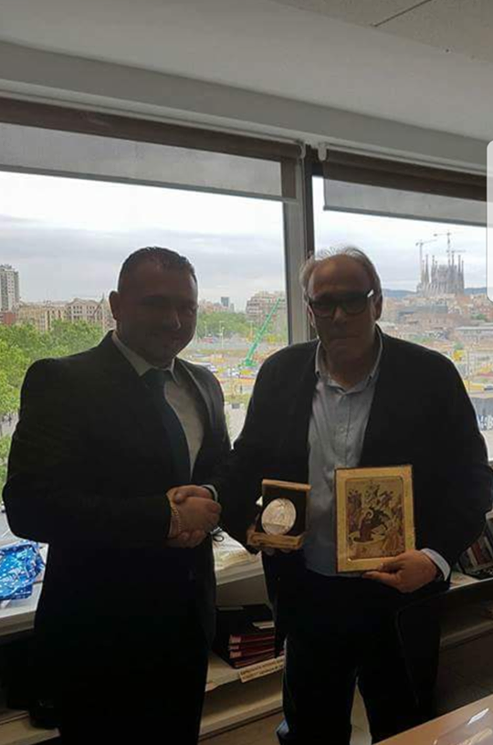  نائب رئيس بلدية بيت لحم يضع الخطوط العريضة لإتفاقية تفاهم ما بين بلدية بيت لحم وبلدية برشلونة ويقدم مقترحات لمشاريع عدة لدعم مدينة بيت لحم