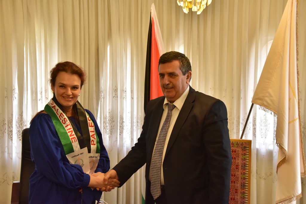 Mayor of Bethlehem welcomes the Director General of the Middle East and Africa Department in the Ministry of Foreign Affairs of Ukraine and conveys the city challenges to her