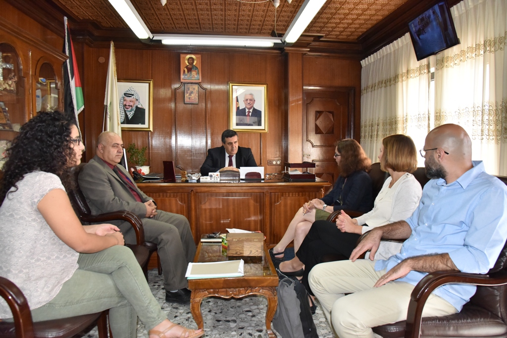 A meeting was held in Bethlehem Municipality with NAKOPA program the supporter of JSCTD in order to review the progress of the work and the most important challenges