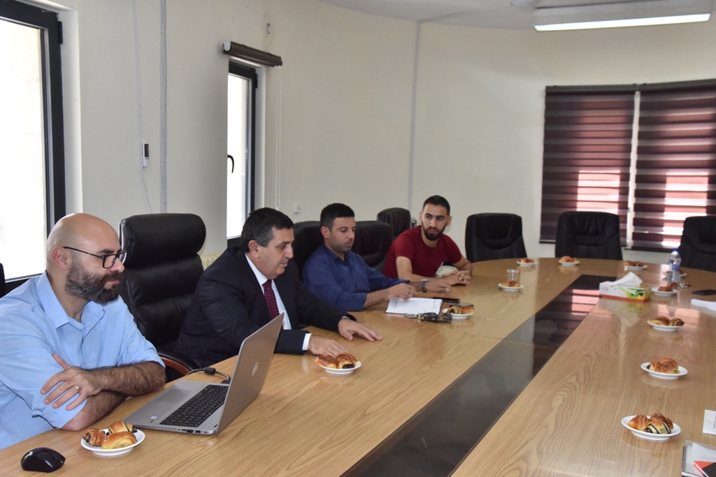 A meeting was held in Bethlehem Municipality with NAKOPA program the supporter of JSCTD in order to review the progress of the work and the most important challenges