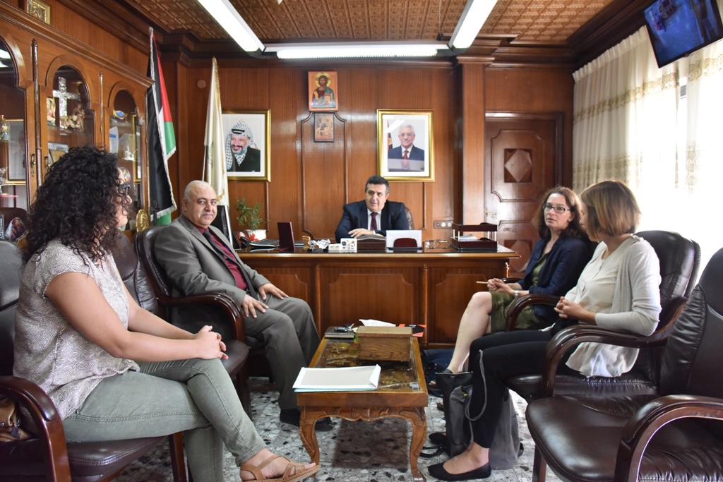 A meeting was held in Bethlehem Municipality with NAKOPA program the supporter of JSCTD in order to review the progress of the work and the most important challenges